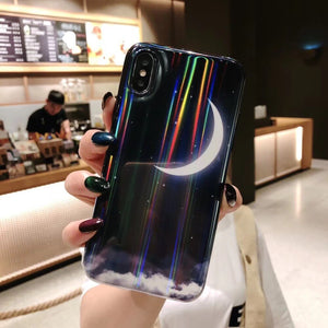 Glossy Moon iPhone Case