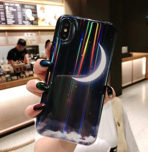 Glossy Moon iPhone Case